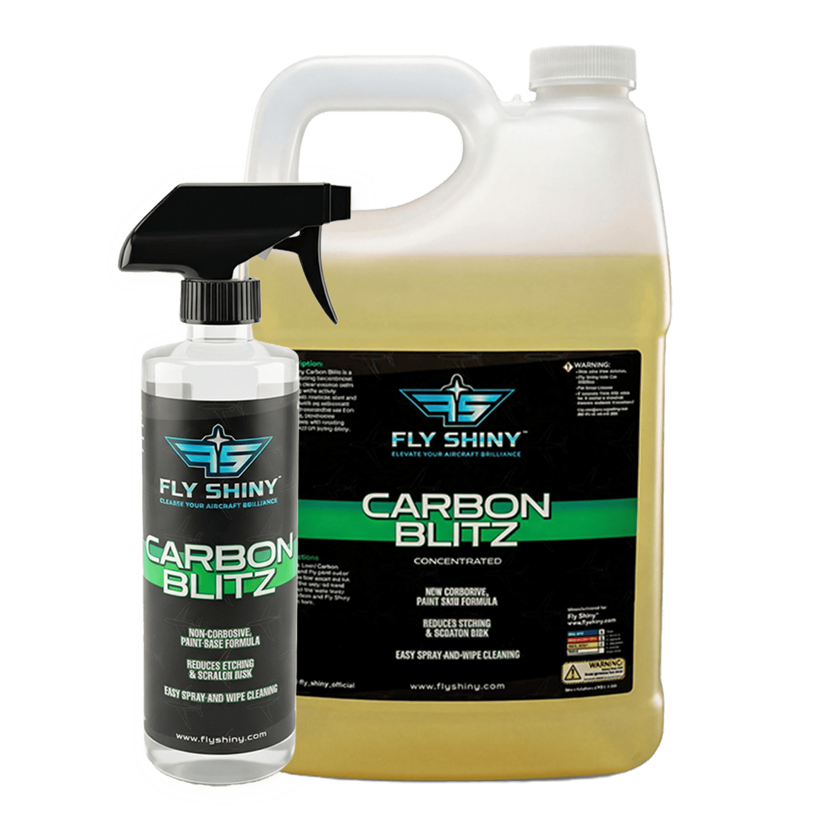 Fly Shiny® Aircraft Exhaust & Soot Cleaner