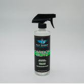 Fly Shiny Carbon Blitz 16 oz ready-to-use aircraft exhaust and carbon soot remover bottle, professional aviation-grade formula, non-corrosive and paint-safe.