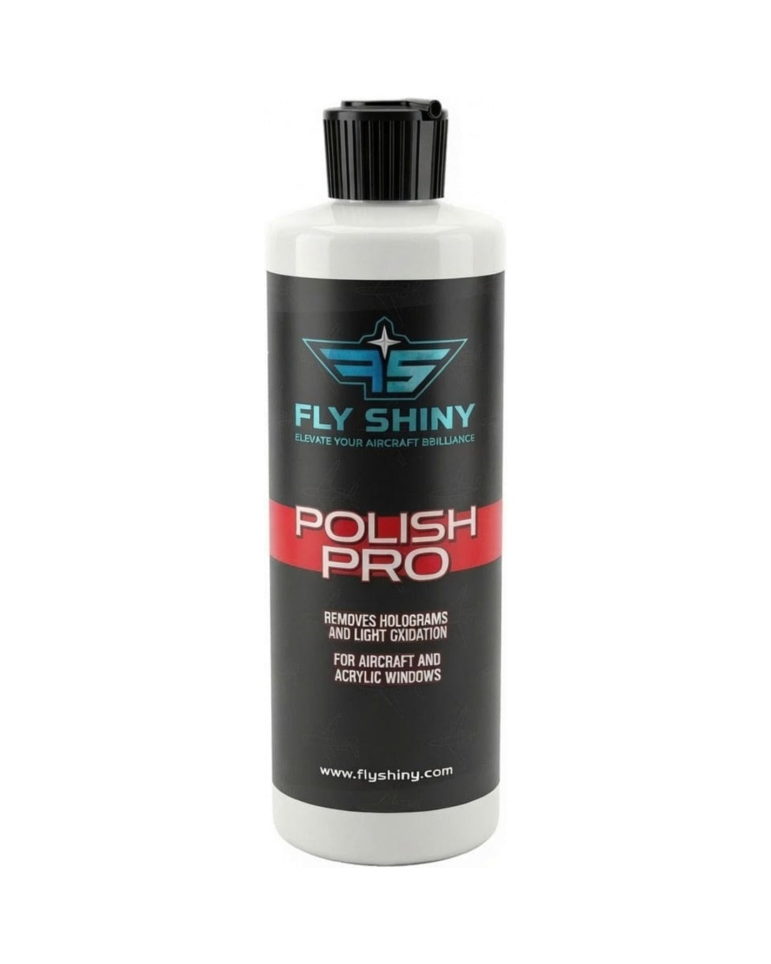 Fly Shiny Polish Pro fine-cut aircraft paint polish, 16 oz bottle
