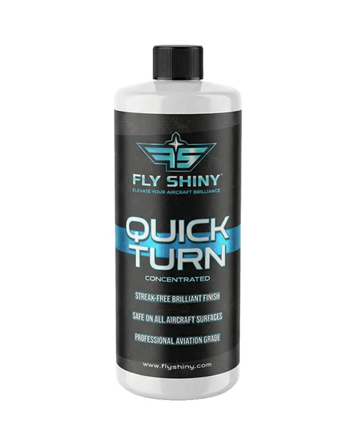 Fly Shiny Quick Turn concentrate aircraft dry wash detailer, 32 oz