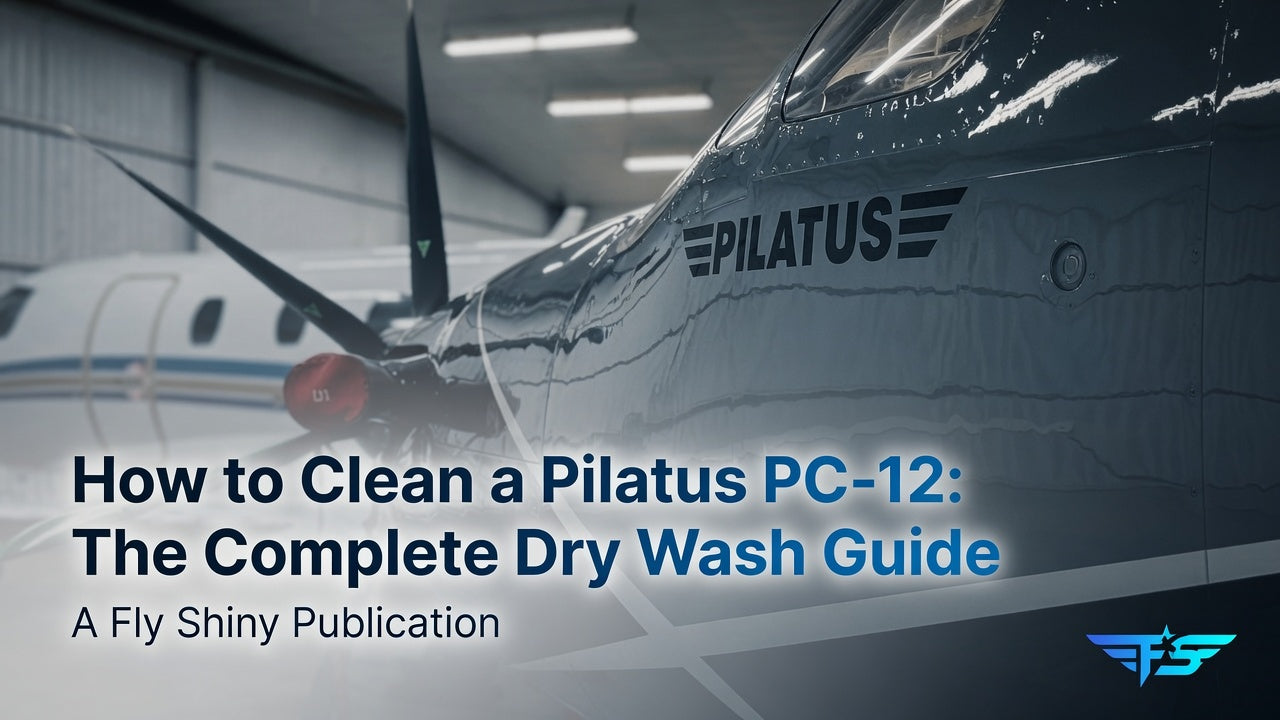 How to Clean a Pilatus PC-12: The Complete Dry Wash Guide