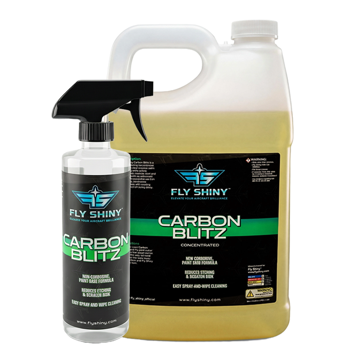 Fly Shiny® Aircraft Exhaust & Soot Cleaner