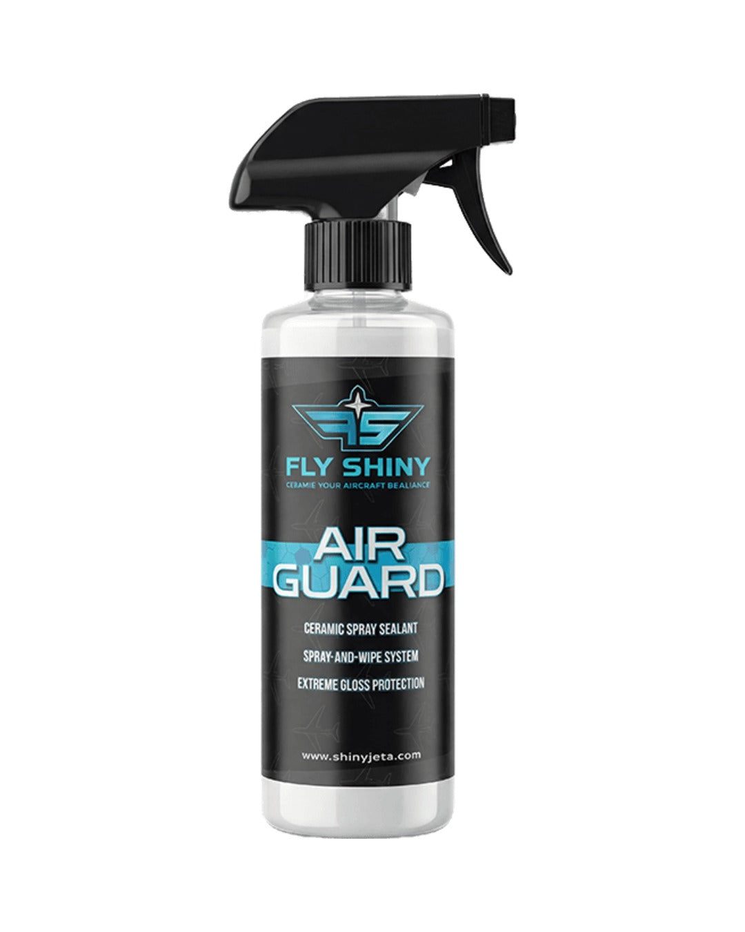Fly Shiny Air Guard ceramic spray sealant for aircraft paint, 16 oz bottle - Aircraft Detailing Product by Fly Shiny